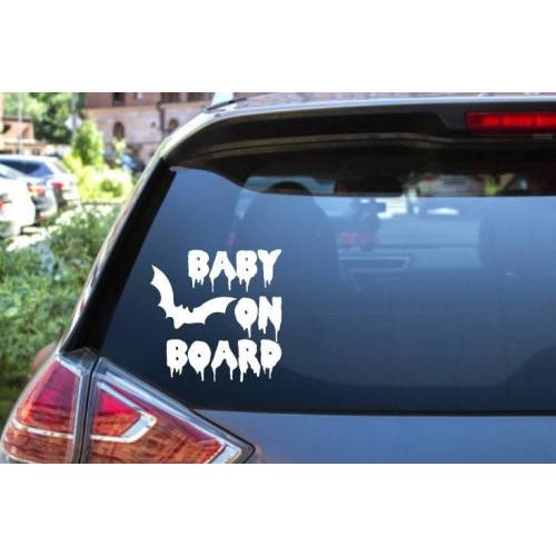 Baby Bat on board car decal