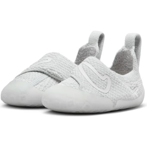 Baby & Walker Kids' Swoosh 1 Sneaker, 6 M, Silver/ Sail/ Phantom/ Grey