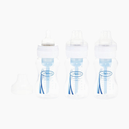 Dr. Brown's Natural Flow Wide Neck Bottles (3 Pack) - 8 oz