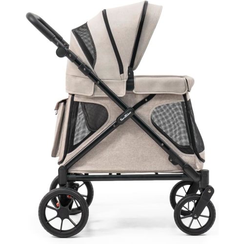Familidoo Q1 2.0 Wagon Stroller - Ash Rose