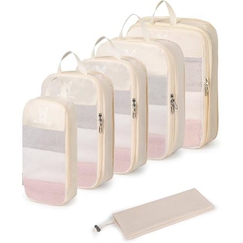 6set Lightweight Compressible Packing cubes,Travel Organizer bag