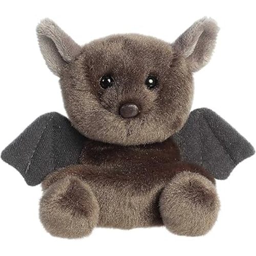 Aurora® Adorable Palm Pals™ Luna Bat™ Stuffed Animal - Fun Collectible Plush for Kids and Adult Collectors - Perfect for Decorating Rooms and Birthday Gifts - Brown 4 Inches