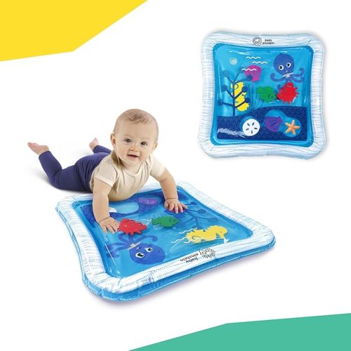 Baby Einstein Opus's Ocean of Discovery Water Play Mat, Mess-Free Activity & Sensory Toy, Opus the Octopus, Blue, Newborn +