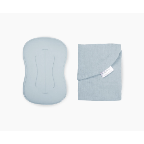Lounger Curve + Muslin Cover Set | Bluebell