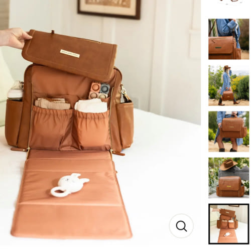 Boxy Backpack Deluxe in Cedar