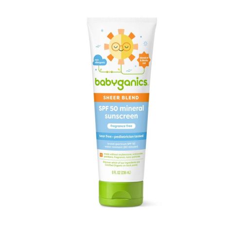 Babyganics Sheer Blend SPF 50 Mineral Sunscreen - 8 fl oz