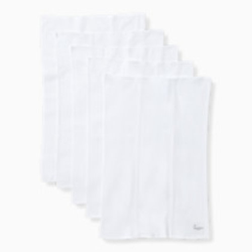 Burt's Bees Baby Organic Burp Cloth (5 Pack) - Cloud Solid