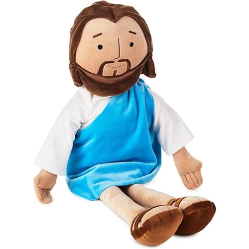 Hallmark Big My Friend Jesus Plush Toy (25.5" Large Stuffed Religious Doll)