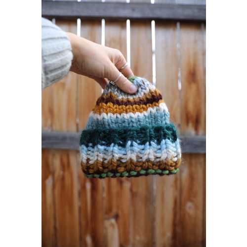 Baby & Toddler Beanie | Chunky Ribbed Beanie | Hand Knit | Colorful and Warm