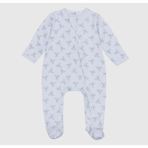 Bear Zipper Pajamas- Blue – Littles on 5th