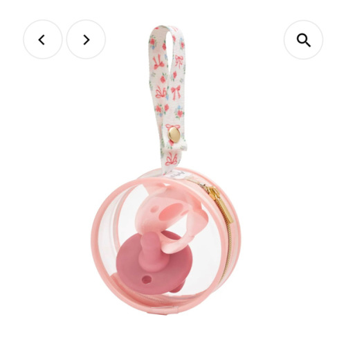 Itzy Ritzy - Itzy Paci Case™ - Ribbons & Roses