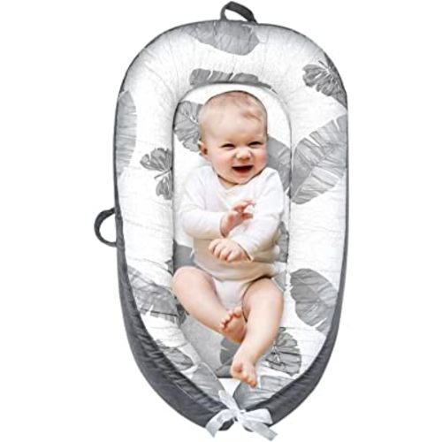 Baby Lounger Nest Baby Co Sleeping Bed Cover for Newborn Cotton Portable Sleeping Crib for Baby Boy Co Sleeping Nest Bed Adjustable Bassinet Mattress