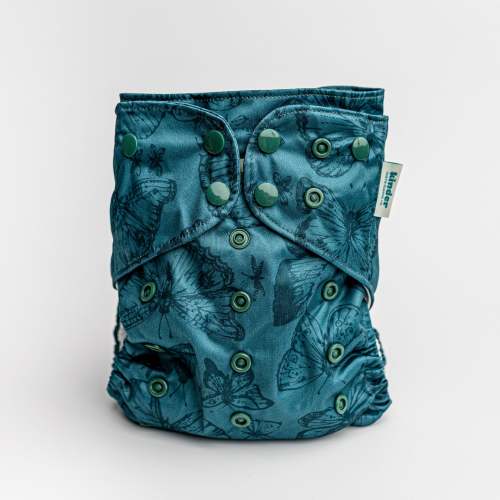 Animals and Insects: Essentials Pocket Cloth Diaper with Athletic Wicking Jersey, Grows with your Baby