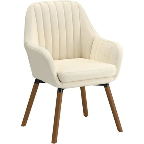 Roundhill Furniture Tuchico Contemporary Fabric Accent Chair, Arm Rest, Tan