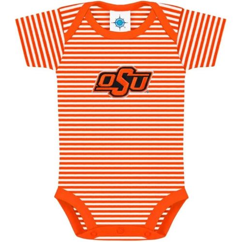 Creative Knitwear College Baby NCAA Infant Striped Bodysuit