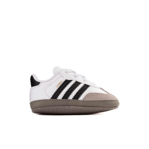 adidas Samba Crib Shoe - Baby - White / Core Black / Clear Granite | Journeys