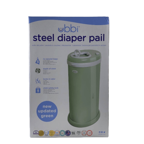 Ubbi Diaper Pail, Sage