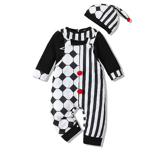 Gakizon Baby Boy Halloween outfits,Infant baby Toddler Boy Clown Outfits Fall Winter Clothes