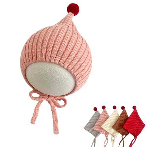 Pixie Bonnet Baby, Pixie Bonnet Toddler, with Chin Strap Warm Winter Cap for Girls Boys