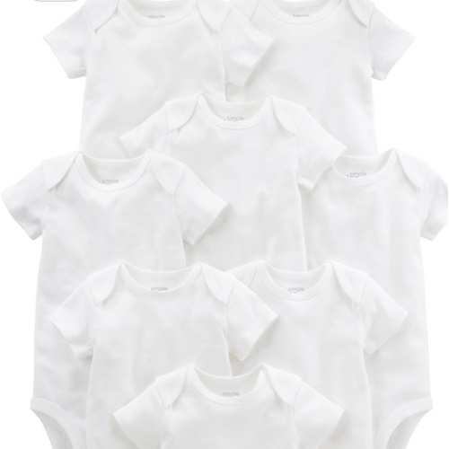 Simple Joys by Carter's Baby 8-Pack Short-Sleeve Bodysuit