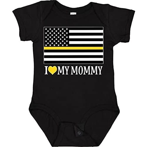 inktastic Dispatcher Mom Flag Baby Bodysuit