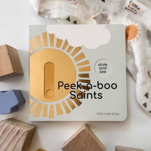Saints Peek-a-Boo Catholic Board Book for Kids