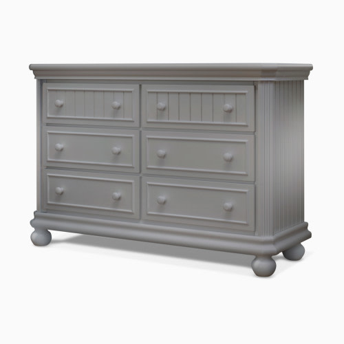 Sorelle Finley 6 Drawer Double Dresser - Weathered Gray