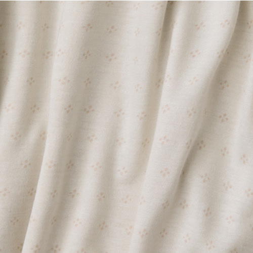 Oat Heritage Dot Crib Sheet