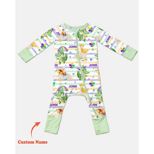 Mardi Gras Bamboo Zippy