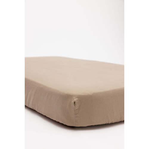 Desert Lark - Linen Crib Sheet – WildBird