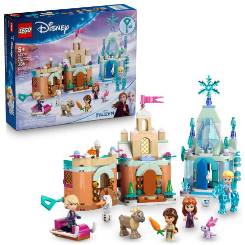LEGO Disney Frozen Mini Arendelle Castle & Elsa’s Ice Palace - Princess Castle Toy for Girls & Boys, Ages 5+ - Pretend Play Sensory Toy for Kids - Gift Idea for Birthdays - 43278
