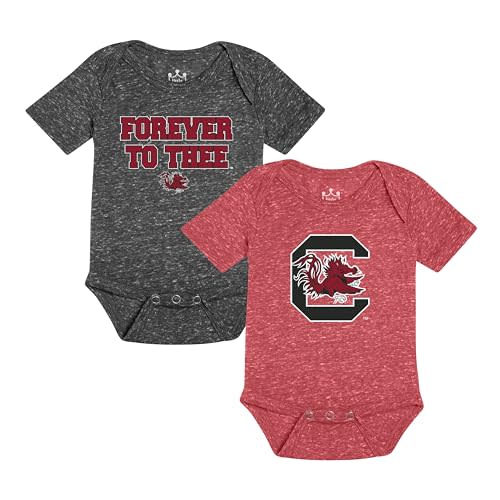 Little King Short Sleeve NCAA Romper 2 Pack-Knobby Fabric-Knobby Fabric-Infant Sizes 0-3M 6M 12M 18M