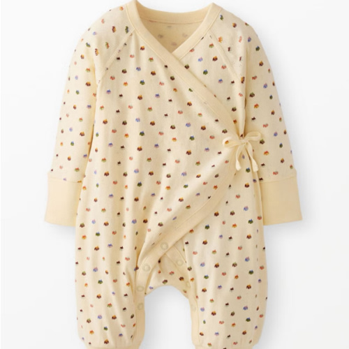 Baby Pointelle Crossover Romper | Hanna Andersson
