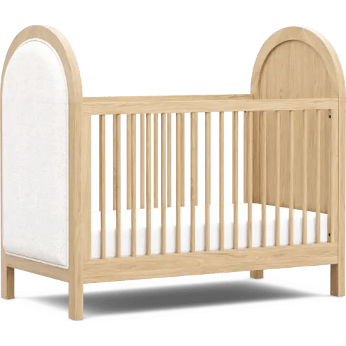 Drew & Jonathan Kids Hidden Hills Light Oak Wood Crib | Rooms to Go