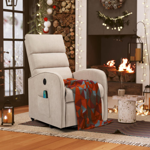 Latitude Run® 24.4'' Wide Power Lift Assist Standard Recliner with Massager & Reviews | Wayfair