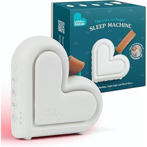 Love To Dream Sleep Machine | Baby White Noise Machine | 9 Soothing Sounds & Night Light | Portable & Travel-Friendly