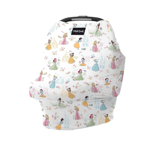 Milk Snob Original Disney Princess 5-in-1 Cover, Added Privacy for Breastfeeding, Baby Car Seat, Carrier, Stroller, High Chair, Shopping Cart, Lounger Canopy - Newborn Essentials, Nursing Top