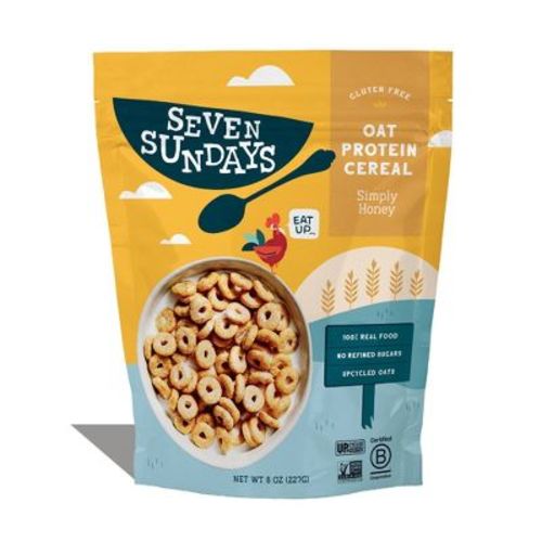 Seven Sundays Simply Honey Oat Protein Gluten Free Breakfast Cereal - 8oz