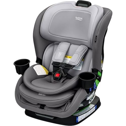 Britax Poplar Convertible Car Seat, 2-in-1 Car Seat with Slim 17-Inch Design, ClickTight Technology, Glacier Graphite