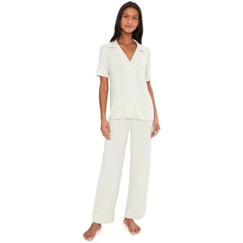 Eberjey Gisele Short Sleeve Pant PJ Set