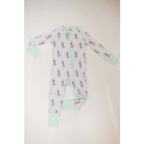 Golden Boy Zipper Sleeper – Little River Kids Boutique