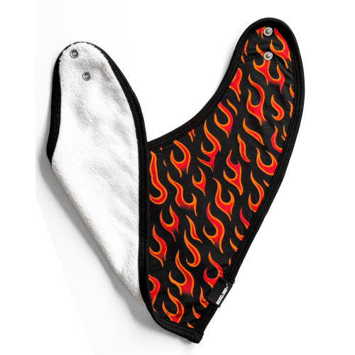 Bamboo Bandana Bib in Caliente