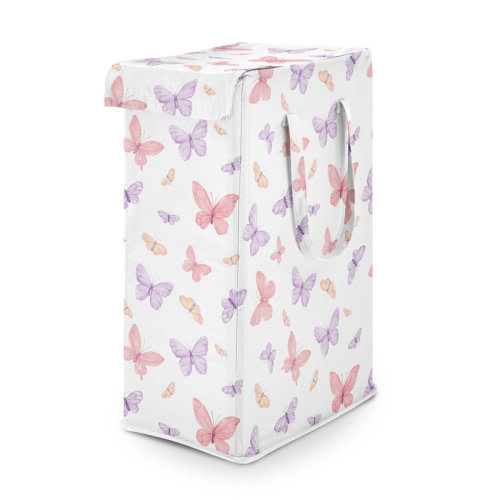 Sweet Jojo Designs Butterfly Foldable Laundry Hamper with Handles by Sweet Jojo Designs | Wayfair