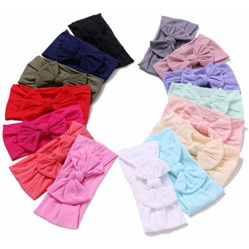 Baby Headbands Turban Knotted, Girl's Hairbands for Newborn, Toddler and Children's (15 Pack-cl23)