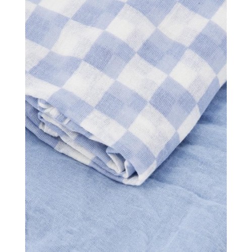 Light Blue Baby Cotton Muslin Wrap 2 Pack | Best&Less™ Online