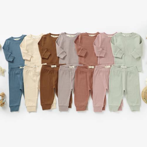 Tiny Alpaca | Organic Natural Cotton Baby Pyjamas | 0-5 Years | Gender Neutral | Ribbed pyjamas Set | Baby Shower Gift |