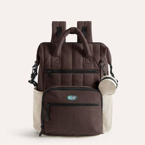 Bagsmart Walker 25L Featherlight Travel Diaper Backpack - Umber
