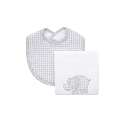 Playful Pals Basic Bib & Burp Boxed Set