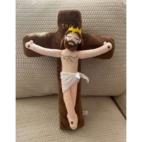 NEW Crucifix plush Jesus doll