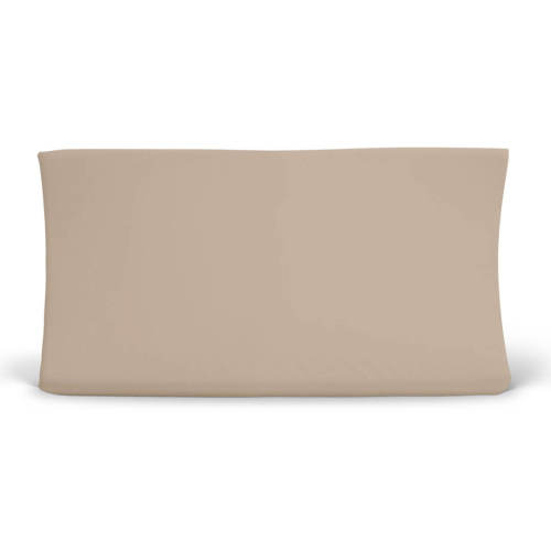 Solid Coffee Bamboo Changing Pad Cover